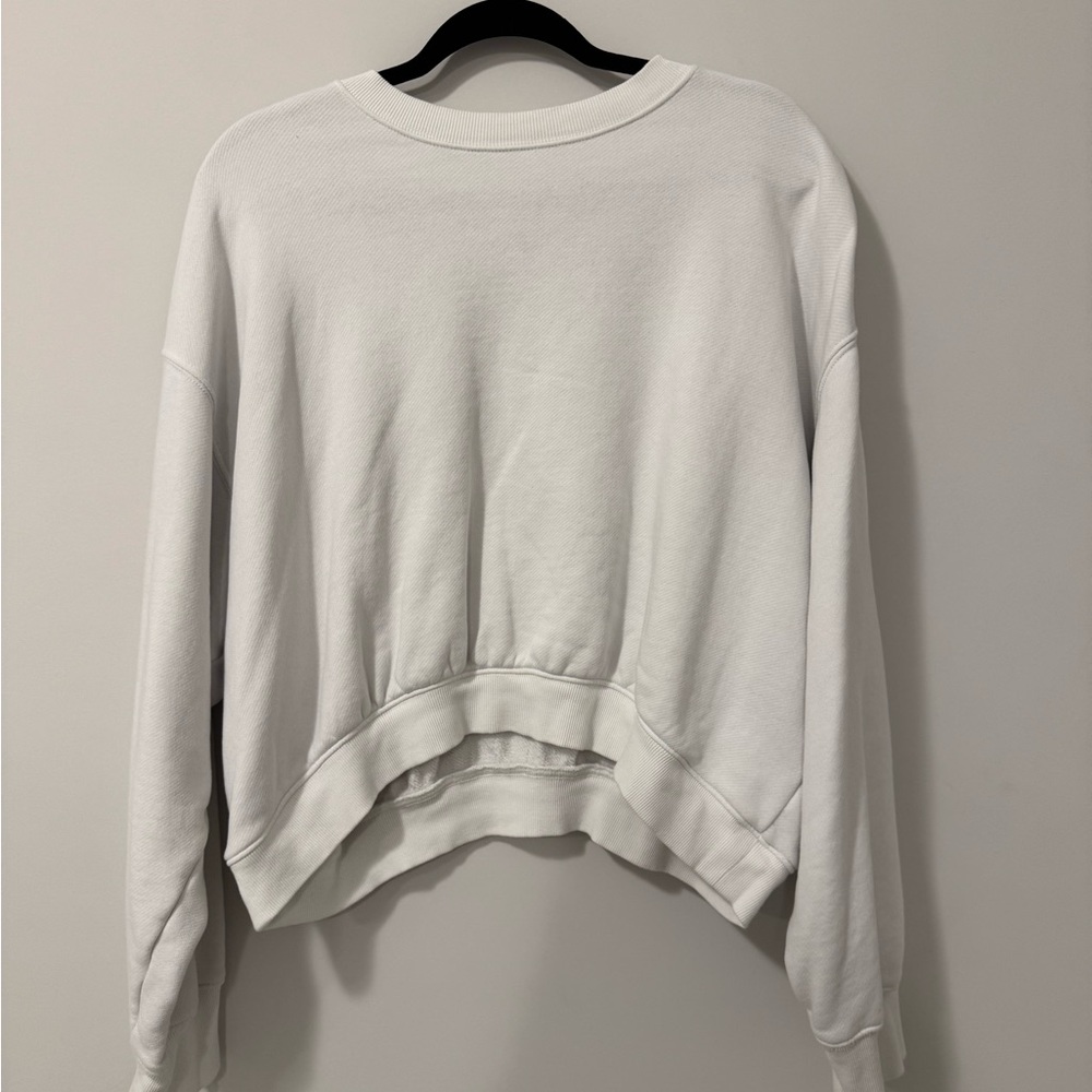 White Crewneck Top